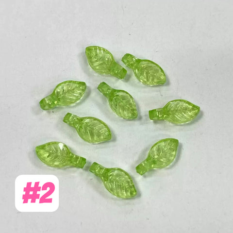 #Acrylic Little Leaves DIY Accessory Spacer Beads Jewelry Accessories