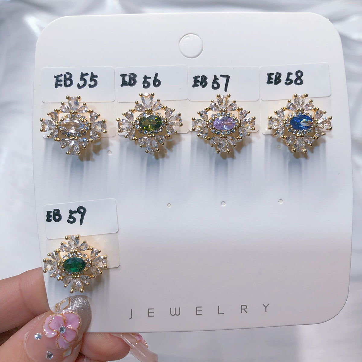 #EB55-EB59 Three Holes Spacers Charms For DIY Jewelry Accessories