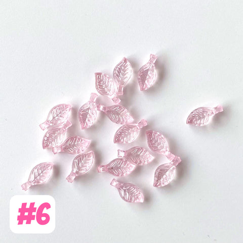 #Acrylic Little Leaves DIY Accessory Spacer Beads Jewelry Accessories