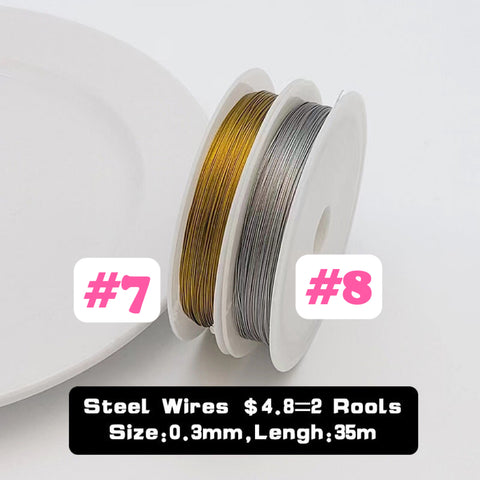 Steel Wire for Bracelet Accessories and Charms