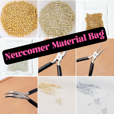 #Newcomer Material bag  For DIY Jewelry Accessories and Charms